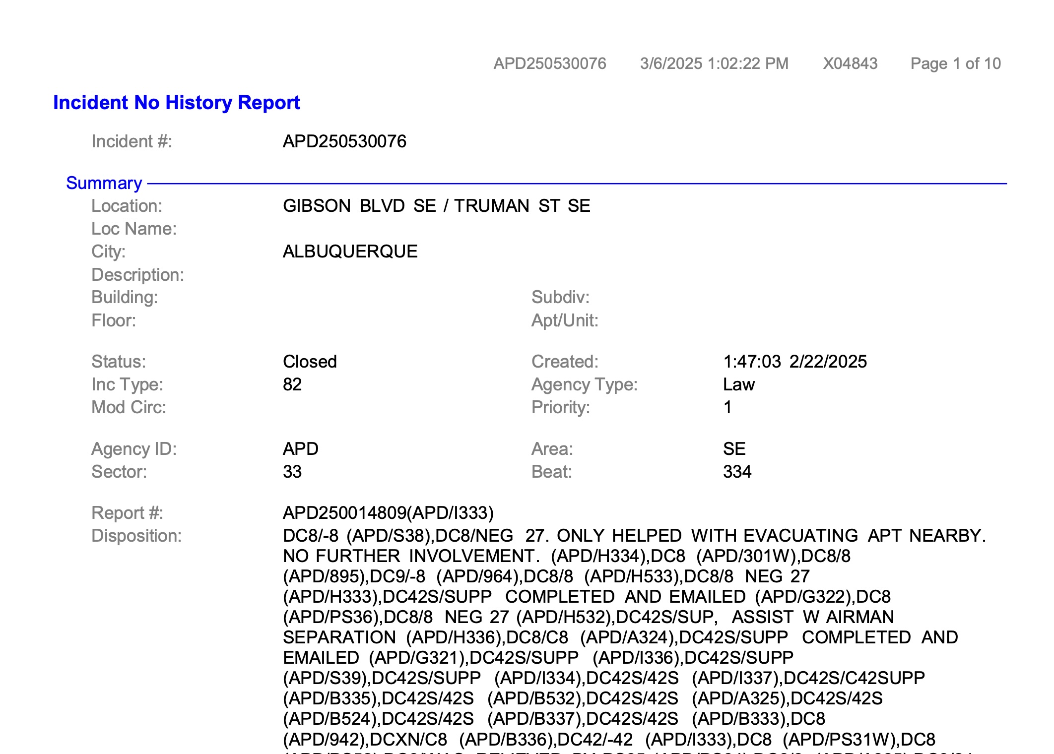 Crime Scene Photos Preview